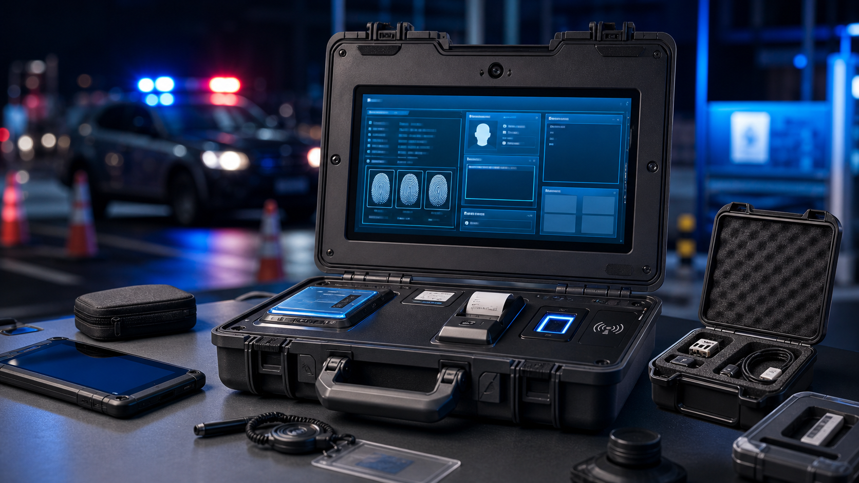 B6 Integrated Portable Law Enforcement Evidence Collection Terminal product visual